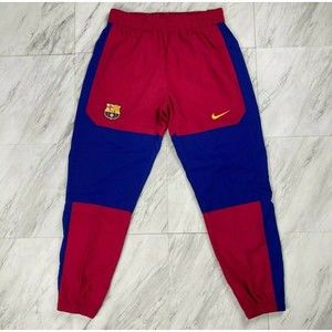 Nike FC Barcelona Men's Size Medium Woven Training Jogger Pants CW2939-620